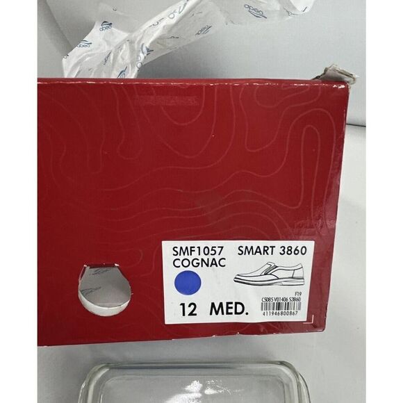 ABEO Mens Brown Shoes Size 12 M SMARTsystem Smart 3860 Slip-on Cognac - Picture 9 of 12